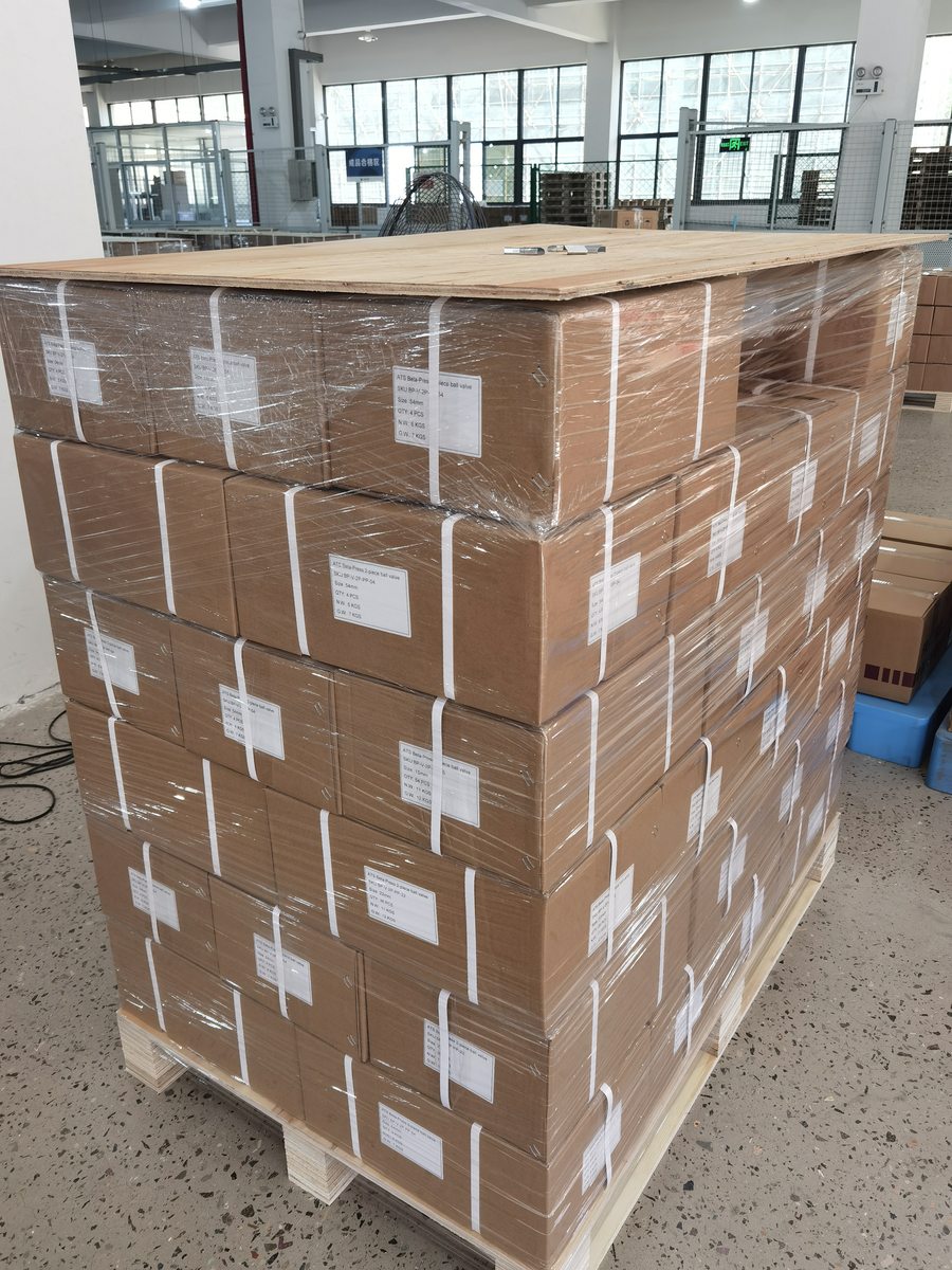 Shipment pallet ready